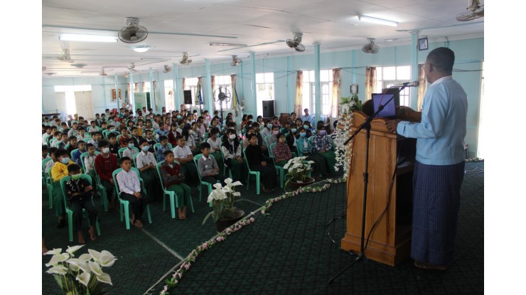  အဂတိလိုက်စားမှုတိုက်ဖျက်ရေးကော်မရှင်ရုံး ကျောင်းသားလူငယ်ဖြောင့်မတ်တည်ကြည်မှုမြှင့်တင်ရေး ပညာပေး(Edu-tainment) အစီအစဉ်များ ကျင်းပ