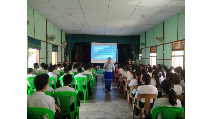 အဂတိလိုက်စားမှုတိုက်ဖျက်ရေးကော်မရှင်ရုံး ကျောင်းသားလူငယ်ဖြောင့်မတ်တည်ကြည်မှုမြှင့်တင်ရေးပညာပေး (Edutainment) အစီအစဉ်များ ကျင်းပ