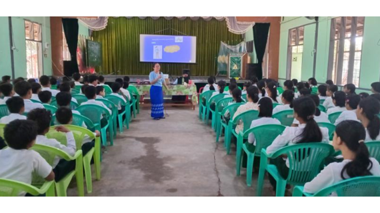 အဂတိလိုက်စားမှုတိုက်ဖျက်ရေးကော်မရှင်ရုံး ကျောင်းသားလူငယ် ဖြောင့်မတ်တည်ကြည်မှုမြှင့်တင်ရေး ပညာပေး (Edutainment) အစီအစဉ်များ ကျင်းပ