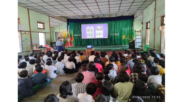 အဂတိလိုက်စားမှုတိုက်ဖျက်ရေးကော်မရှင်ရုံး ကျောင်းသားလူငယ် ဖြောင့်မတ်တည်ကြည်မှုမြှင့်တင်ရေး ပညာပေး (Edutainment) အစီအစဉ်များ ကျင်းပ