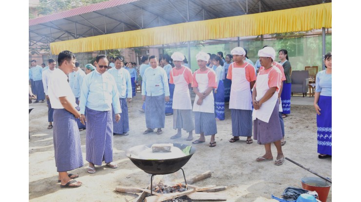 အဂတိလိုက်စားမှုတိုက်ဖျက်ရေးကော်မရှင် မြန်မာ့ရိုးရာထမနဲထိုးပွဲ စည်ကားသိုက်မြိုက်စွာ ကျင်းပ